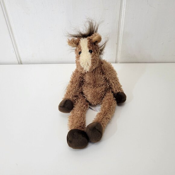 Mary Meyer Plush Horse Stuffed Animal Toy - Brown & Cream 12" - Picture 7 of 7